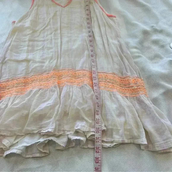 Free People Run With Me Ivory Mini Dress Size S - Picture 10 of 10